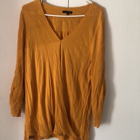 Woman’s Vision 155 fall mustard color blouse - Picture 5 of 13